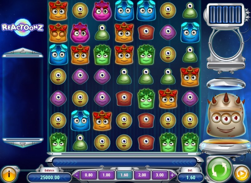 Reactoonz von Play'n GO
